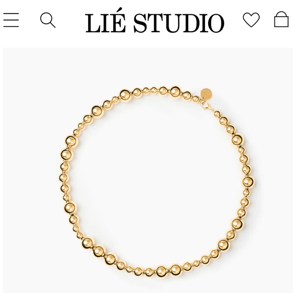 Lié Studio Elly Gold Beaded Necklace